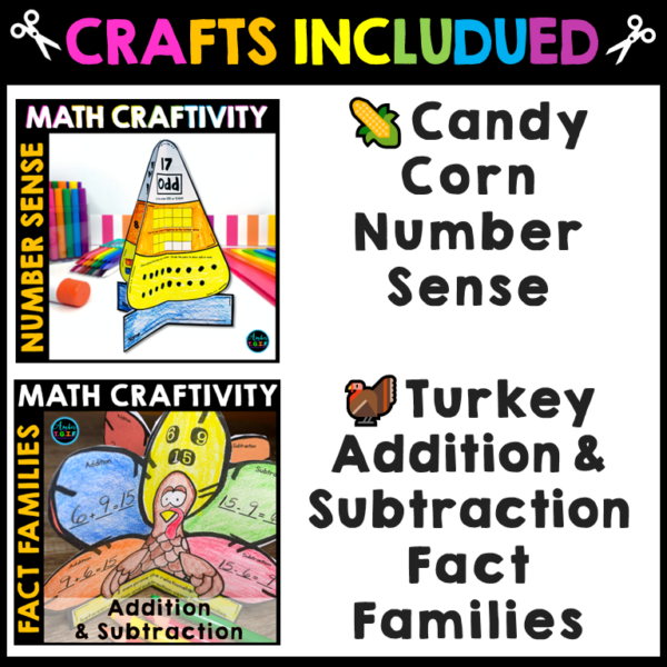 Fall Math Crafts 2nd Grade 2